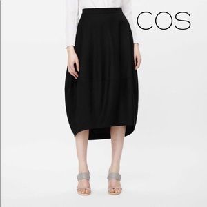COS Light Weight Wool Cocoon Skirt